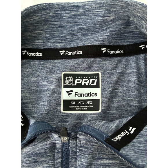 Men's 2XL NWOT Montreal Canadiens Fanatics Authentic Pro Clutch 1/4 Zip Jacket - Picture 3 of 10